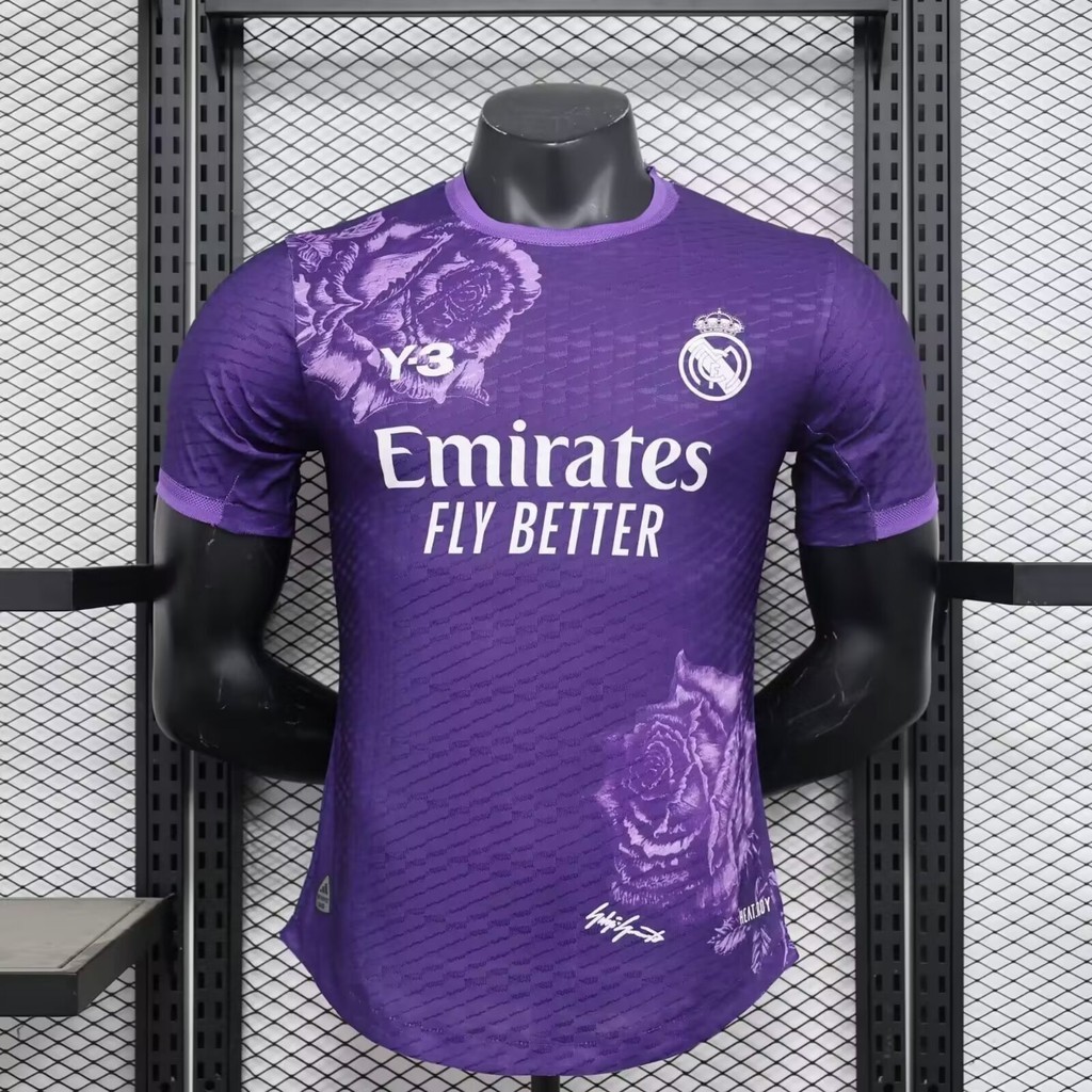 [Pedido Do Jogador] 2425 Nova Camisa Real Madrid Y3 player , De Alta Qualidade , Manga Curta