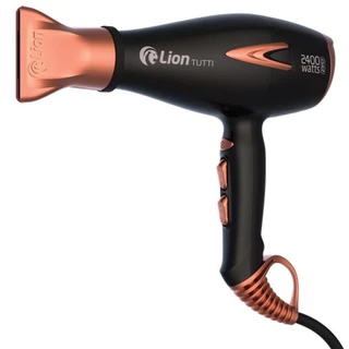 Secador De Cabelo Profissional Lion Tutti Cobre Super Potente Silencioso Leve Motor AC 127V 2400W