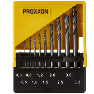 Conjunto de Microbrocas HSS 10 peças 28874 Proxxon