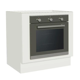 Balcão para Forno de Embutir 80 x 60 cm Sem Tampo Branco Agata, Glamy, Stella Madesa em Oferta na Shopee