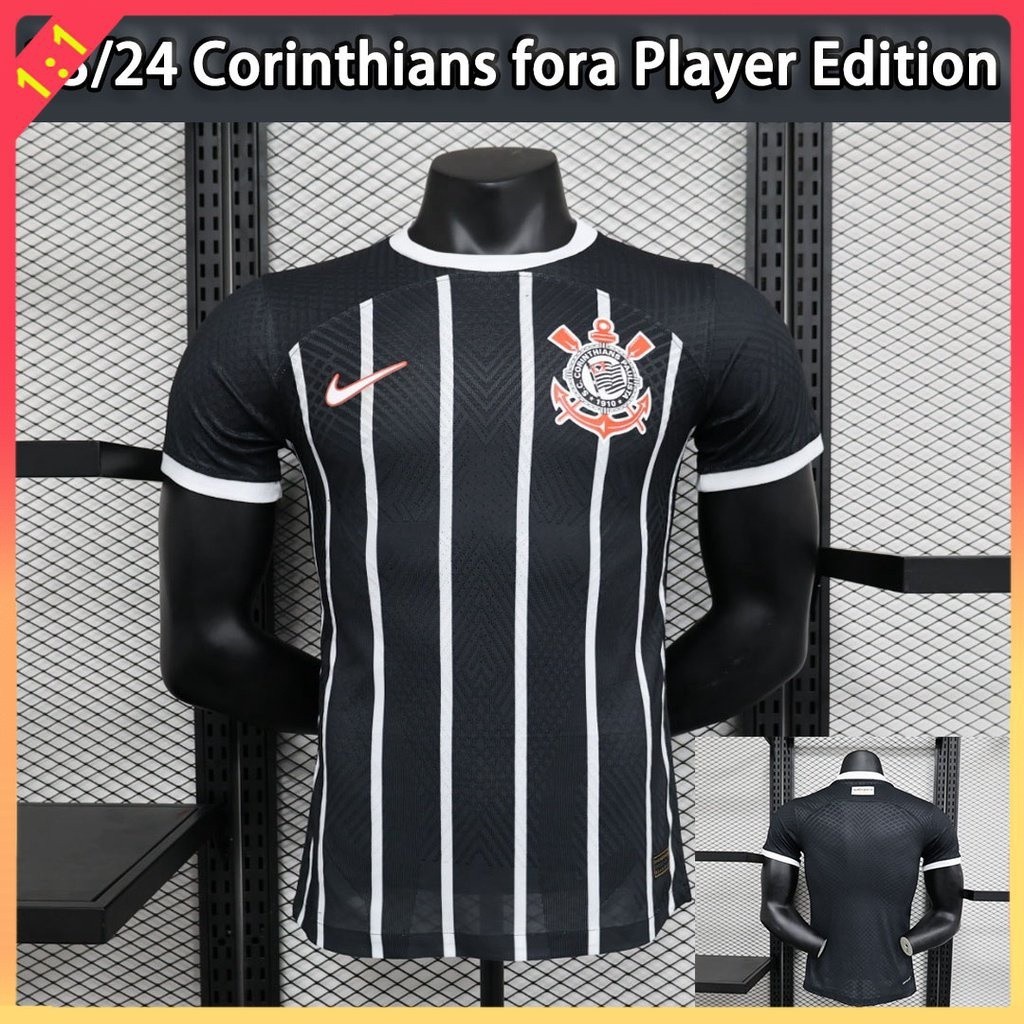 23/24 Camiseta KLDA CLDA C-S Away Player Edition Preto para Homem