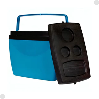 Caixa Térmica 18 Litros Azul C/ Preto 25108256 - Mor