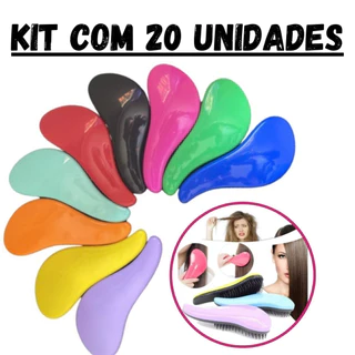 Kit 20 Escova Mágica De Desembaraçar Cabelo Atacado