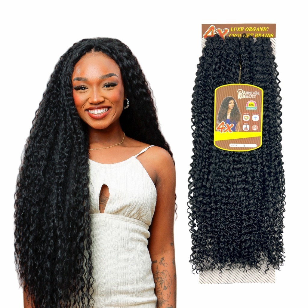 Cabelo Sophia cacheado crochet Braids ser mulher cor 1b preto