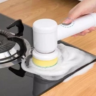 Escova Elétrica de Limpeza Recarregavel USB Limpador Multiuso Cozinha Banheiro fogão Pia