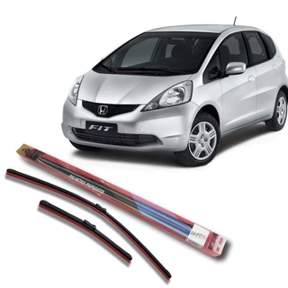 Palhetas Limpador de Parabrisa Dianteiro para Honda Fit (2009/2014) 26 e 13 Polegadas