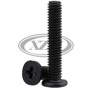 [XZM] M2 /m3 /m4 /m5 /m6 Parafuso de cabeça chata Phillips preto Parafuso de cabeça chata para Notebook Parafuso Digital CM Parafuso de cabeça chata grande