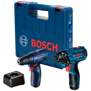 Kit Parafusadeira Furadeira GSR 120-LI + Chave de Impacto GDR 120-LI BIVOLT BOSCH