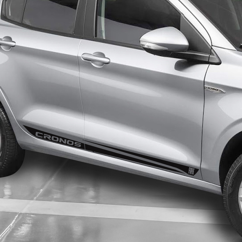 Faixa Lateral Fiat Cronos Sedan 2018, 2019, 2020, 2021