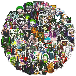 1000/50PCS A Coleção Dark Knight Jokers Adesivos De Grafite À Prova D'água Para Capacete De Bicicleta Decalques De Lápis LanLanStickersWorld