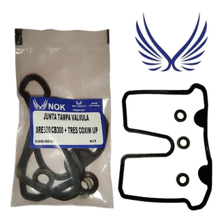 Kit Junta Tampa Válvula + 3 Coxim + Retentores Xre300 Cb300