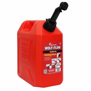 Galão para transferência de gasolina 10L - 2079 WOLF-FLOW - Wolflube (Vermelho)
