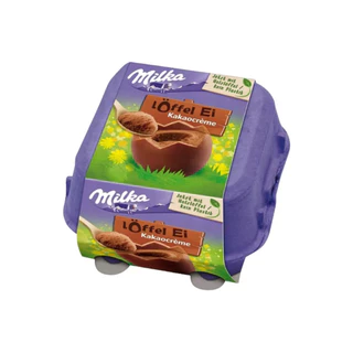 OVO DE CHOCOLATE MILKA DE COLHER CREME DE CACAU 136G