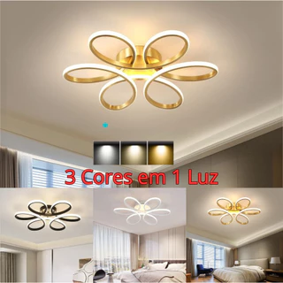 Luminária De Teto Led Moderna Minimalista Pendente Lustre para Decoração Iluminação Sala Quarto