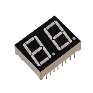 Display 7 Segmentos 2 Digitos - Catodo Comum | Shopee Brasil