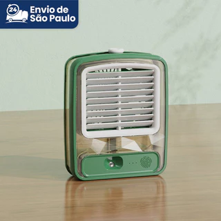 Novo Mini Spray De Resfriamento USB Recarregável Ventilador Refrigerador De Ar