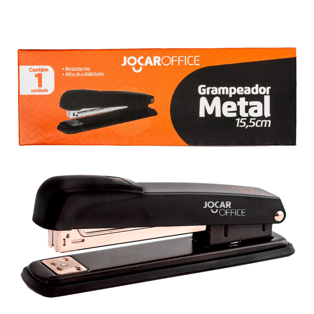 GRAMPEADOR JOCAR 93015 METAL 15,5CM PARA 25 FOLHAS | Shopee Brasil