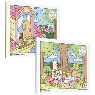 Coleção Bobbie Goods - Do dia para a noite (Day to night) + Dias quentes (Spring Summer): Livros de colorir fofinhos em Oferta na Shopee