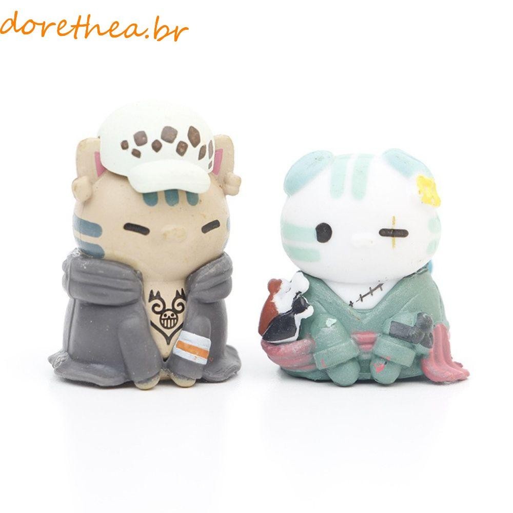 DORETHEA Modelo One Piece Anime Cat Cos Chopper Luffy Figura Doll ...