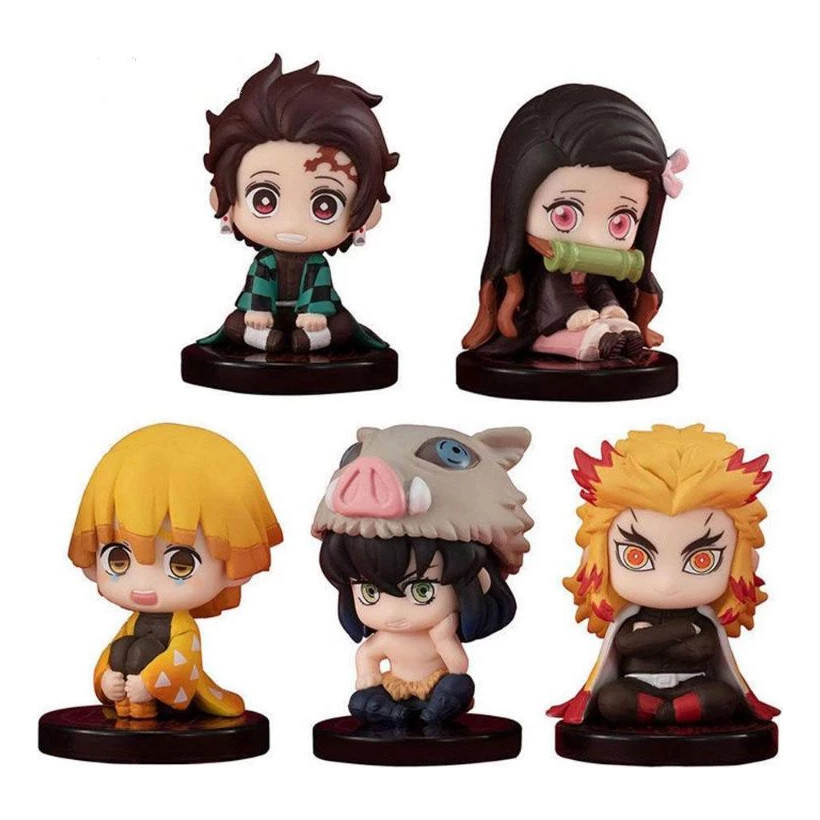 Miniatura Demon Slayer - 5 unidades | Shopee Brasil