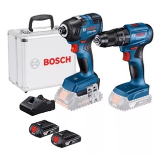 Furadeira Gsb-185li + Chave Impacto Gdr 18v-200 Bosch