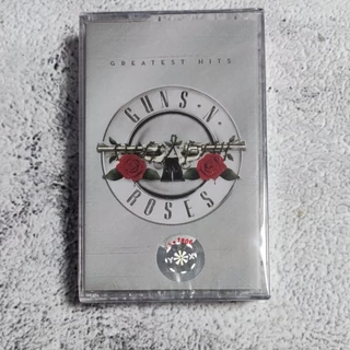 Original GunsN' Roses GRIEATEST HITS Cassette Tape + Lyric Book [Sealed] Brand New