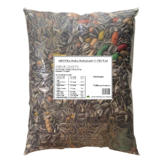 Ração De Mistura Sementes Para Papagaio Nutrição Com Frutas Pássaros 1,3 ou 5kg