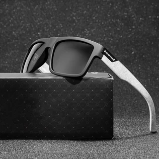 Óculos Masculino De Sol Polarizado Square Proteção 400 Uv