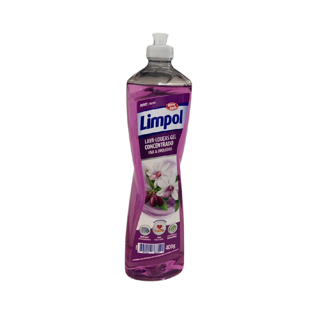 Detergente Concentrado Uva Orquidea Limpol Bombril 400G