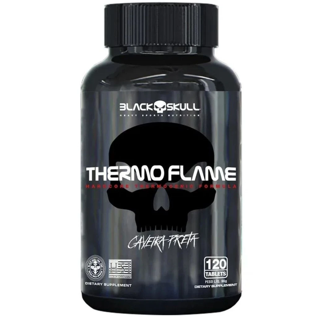 Termogênico Thermo Flame 120 Tabletes Blackskull