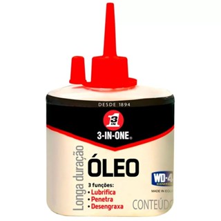 Óleo lubrificante multiuso 30 ml - 3-IN-ONE WD-40