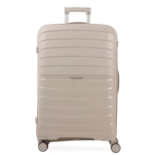 Mala de Viagem Grande 32 Kg Polipropileno 4 Rodas Rover Off White