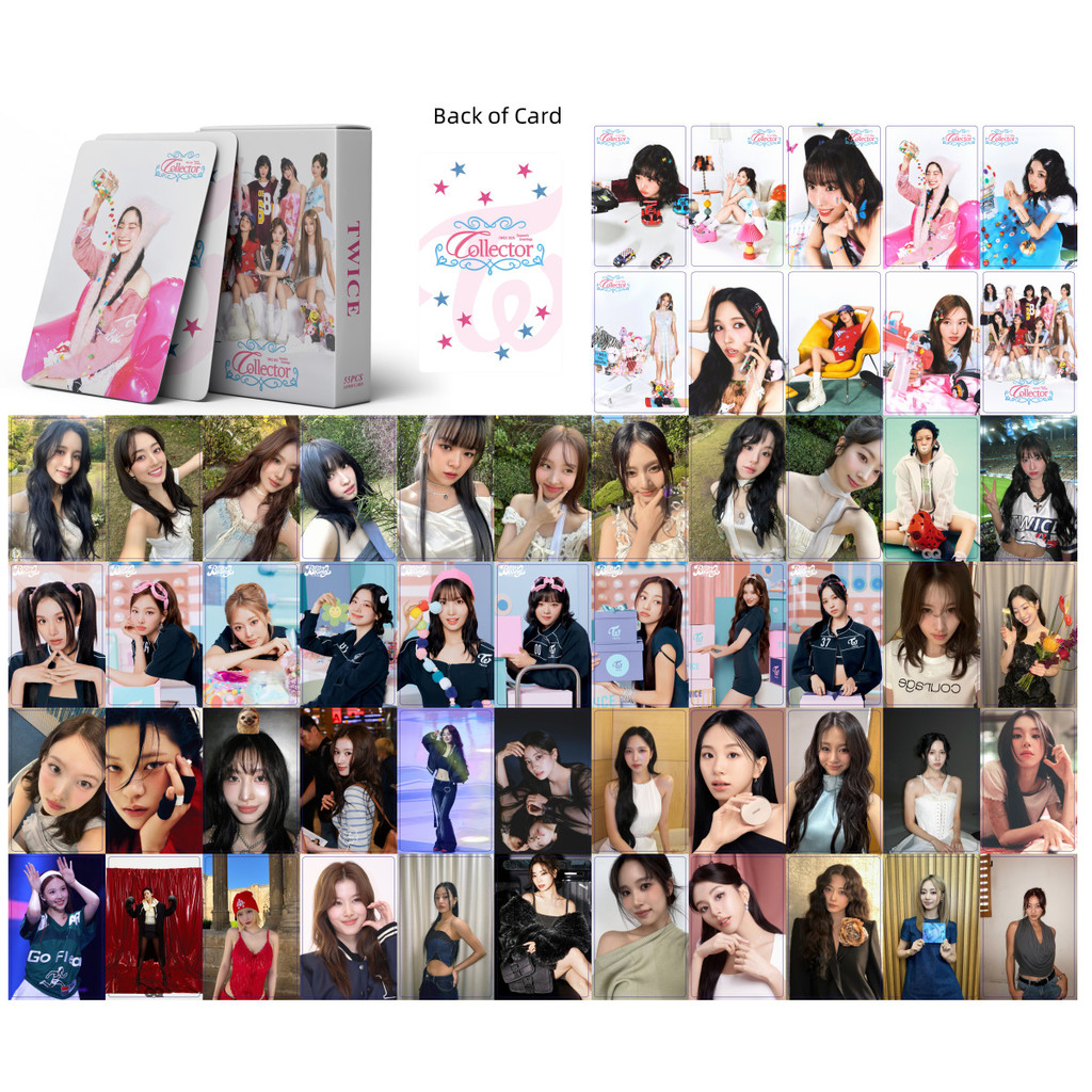 55pcs/box TWICE READY TO BE 2023 Album Photocards SET ME FREE Lomo