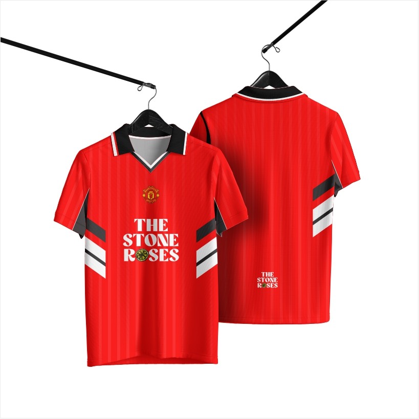 JERSEY The STONE ROSES/VINTAGE MANCHESTER UNITED/RETRO MU BAND