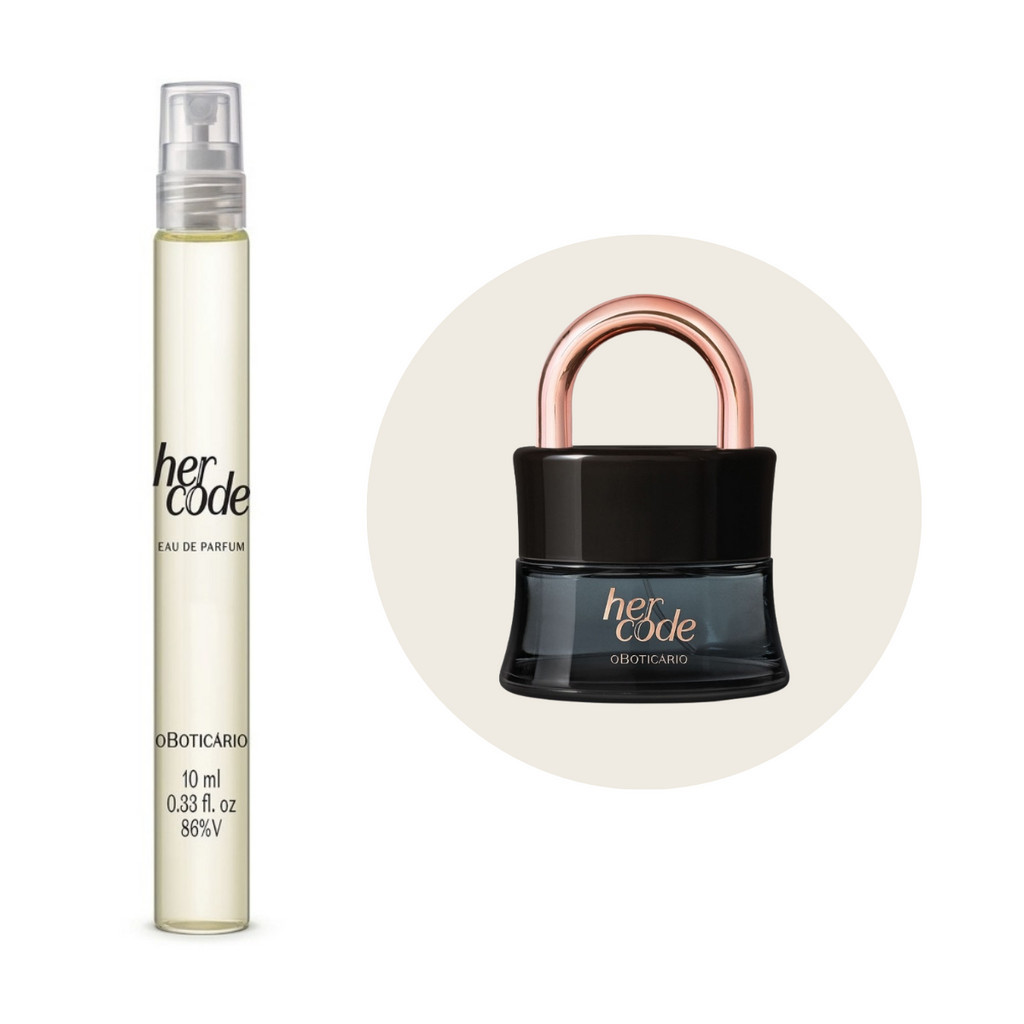 Perfume Feminino Her Code Eau De Parfum 10ml | Shopee Brasil