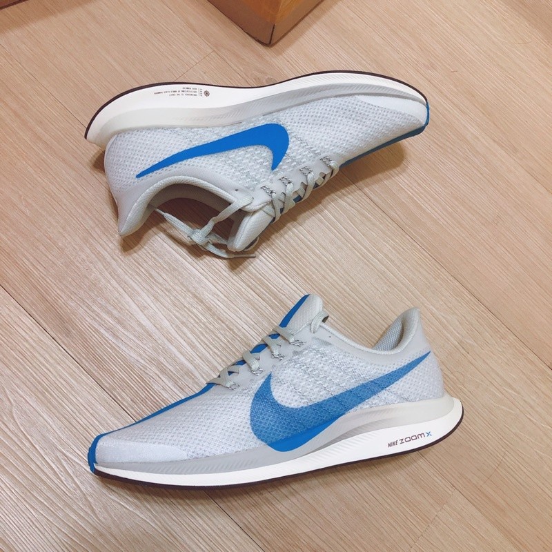 Alta qualidade NIKE ZOOM PEGASUS 35 Cinza Turbo Azul Respirável Calça de corrida Céu Azul Lua Esportes Sapatos de pouso AJ4114-140