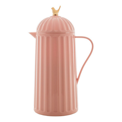 Garrafa Térmica Bird Café Chá Retro Luxo Vintage 1L Rosa