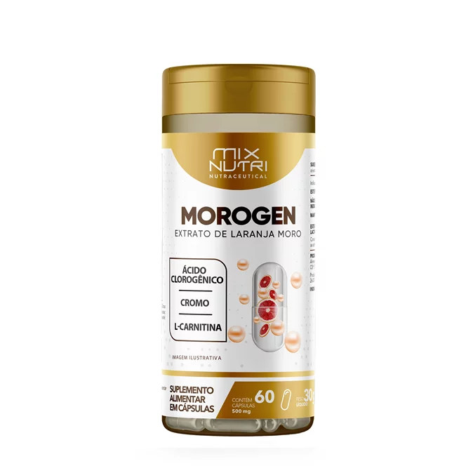 NUTRACEUTICAL - MOROGEN 60 CAPS - 30G - MIX NUTRI | Shopee Brasil