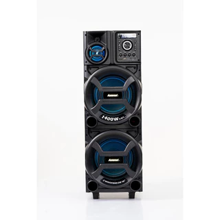 Caixa de Som Amplificada ACA 1402 Titan Black Função Karoke Microfone Bluetooth 1400WRMS Função TWS