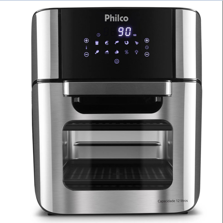 Fritadeira E Forno Air Fry Digital Philco 12 Litros 4 Em 1 | Shopee Brasil