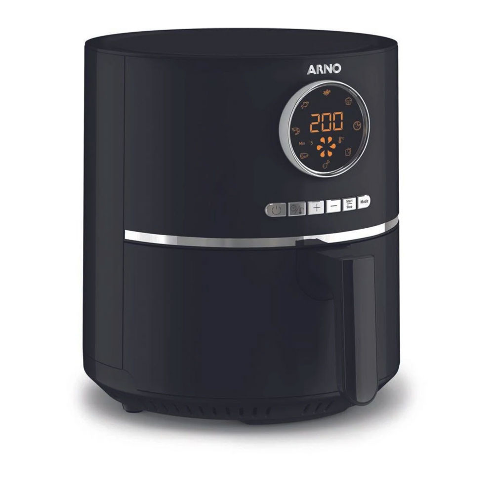 Fritadeira Air Fryer Sem Óleo Arno 4,2L Cesta Removível UFRD EY1118B2 Preto 220V