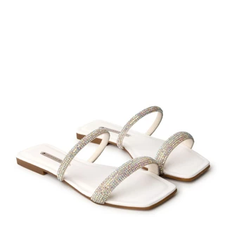 Rasteira Nude Baunilha Tira strass Brilho 1380.92_13