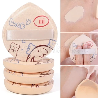 [Featured] Xixi Water Drop Powder Puff-Esponja De Maquiagem Em Pó De Algodão Doce-Molhado E Seco-Almofada De Ar Foundation Bear-Acessórios Cosméticos-Ferramenta