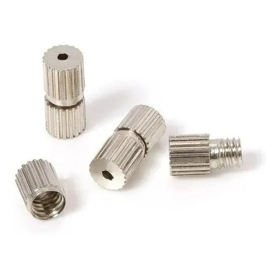 20pçs - Fecho Rosca - Cuproníquel - Bijuterias H2-3-9