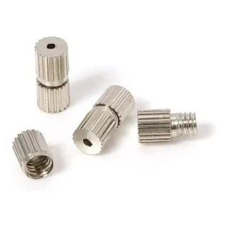 20pçs - Fecho Rosca - Cuproníquel - Bijuterias H2-3-9