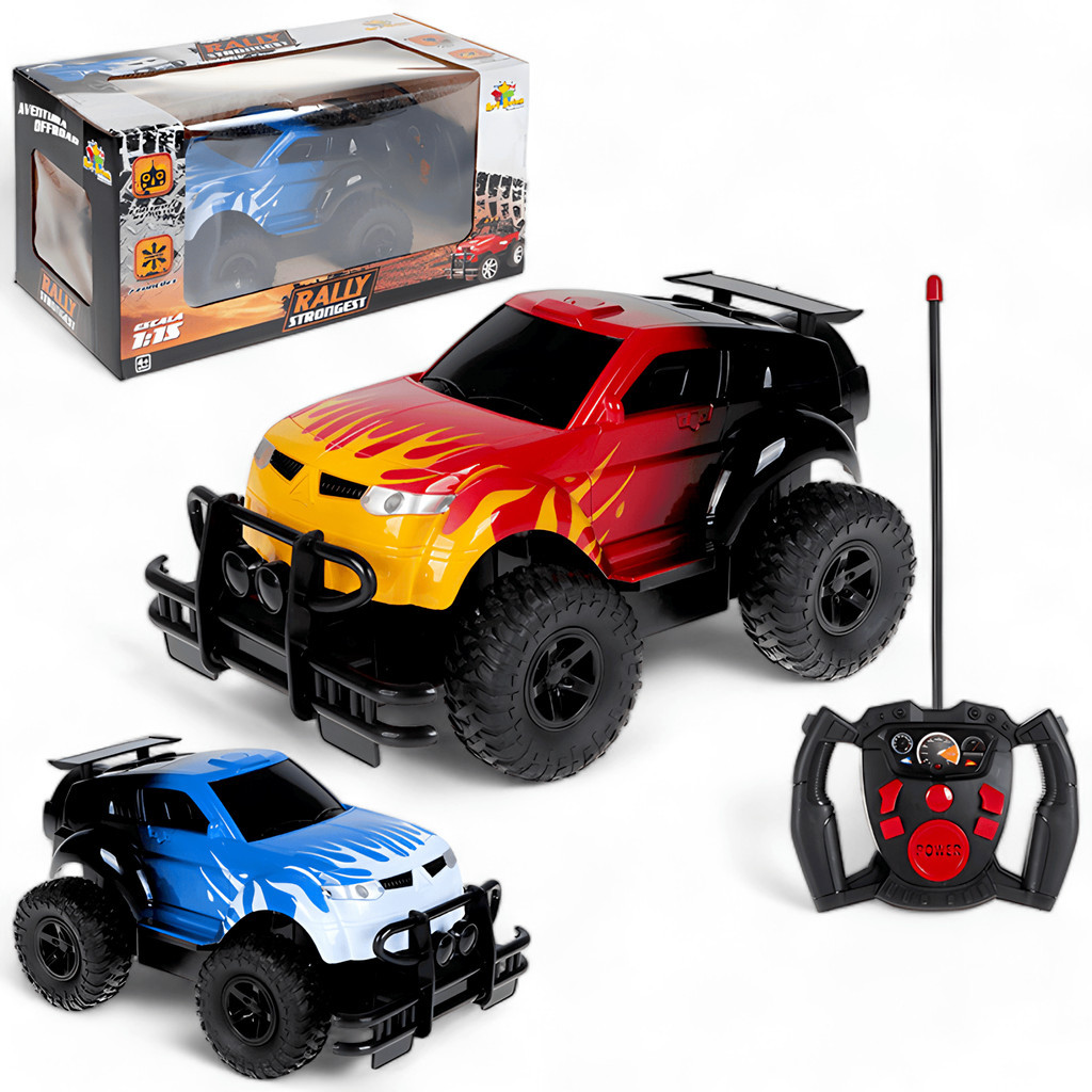 Carrinho de controle remoto Rally Strongest 27Cm de Controle Remoto Off ...