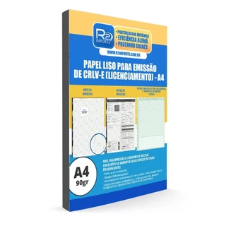 Papel CRLV p/ Despachante Licenciamento Veicular 90gr A4