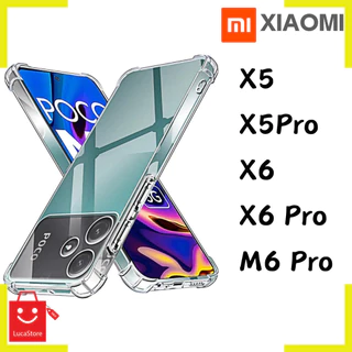 Capa Transparente Capinha TPU Anti Shock Para Xiaomi Poco X5/X5Pro/X6/X6 Pro/M6 Pro