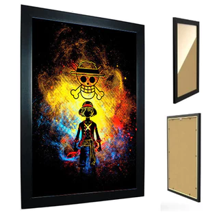 Quadro C/ Moldura - One Piece - Monkey D. Luffy - M2