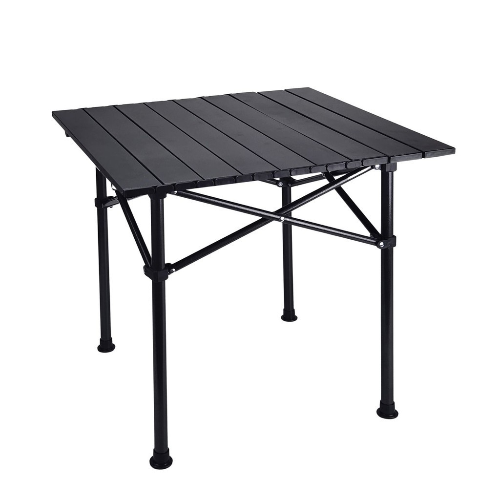 Mesa Dobravel Tampa De Aluminio Com Estrutura De Aço Camping Jardim Praia Guarda Dentro Mala Do Carro